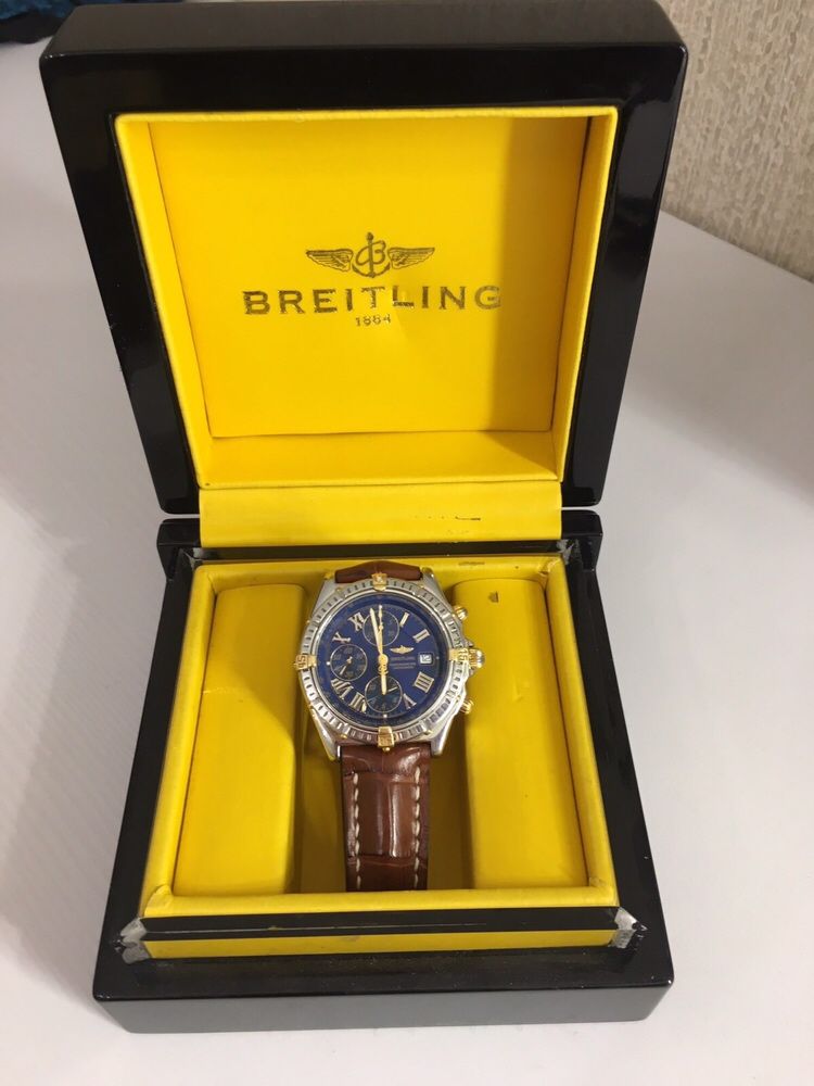 золотые часы Breitling Chronometre crosswind недорого