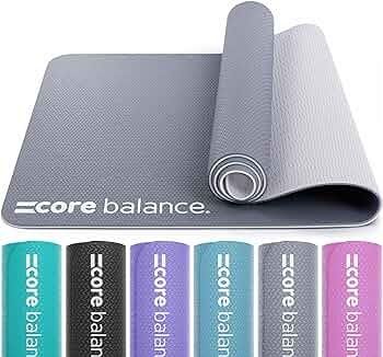 Mata do jogi fitness core balance szaea 66x183 x 0,6cm antypoślizgowa