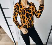 Sweterek panterka H&M