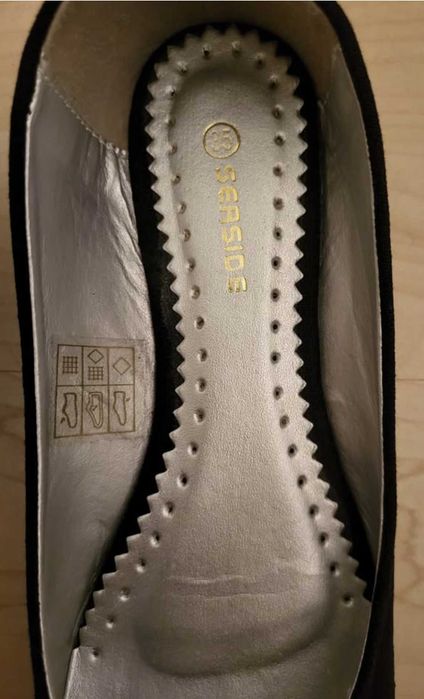 Sabrina preta estilo Marroquino, Seaside, tamanho 35