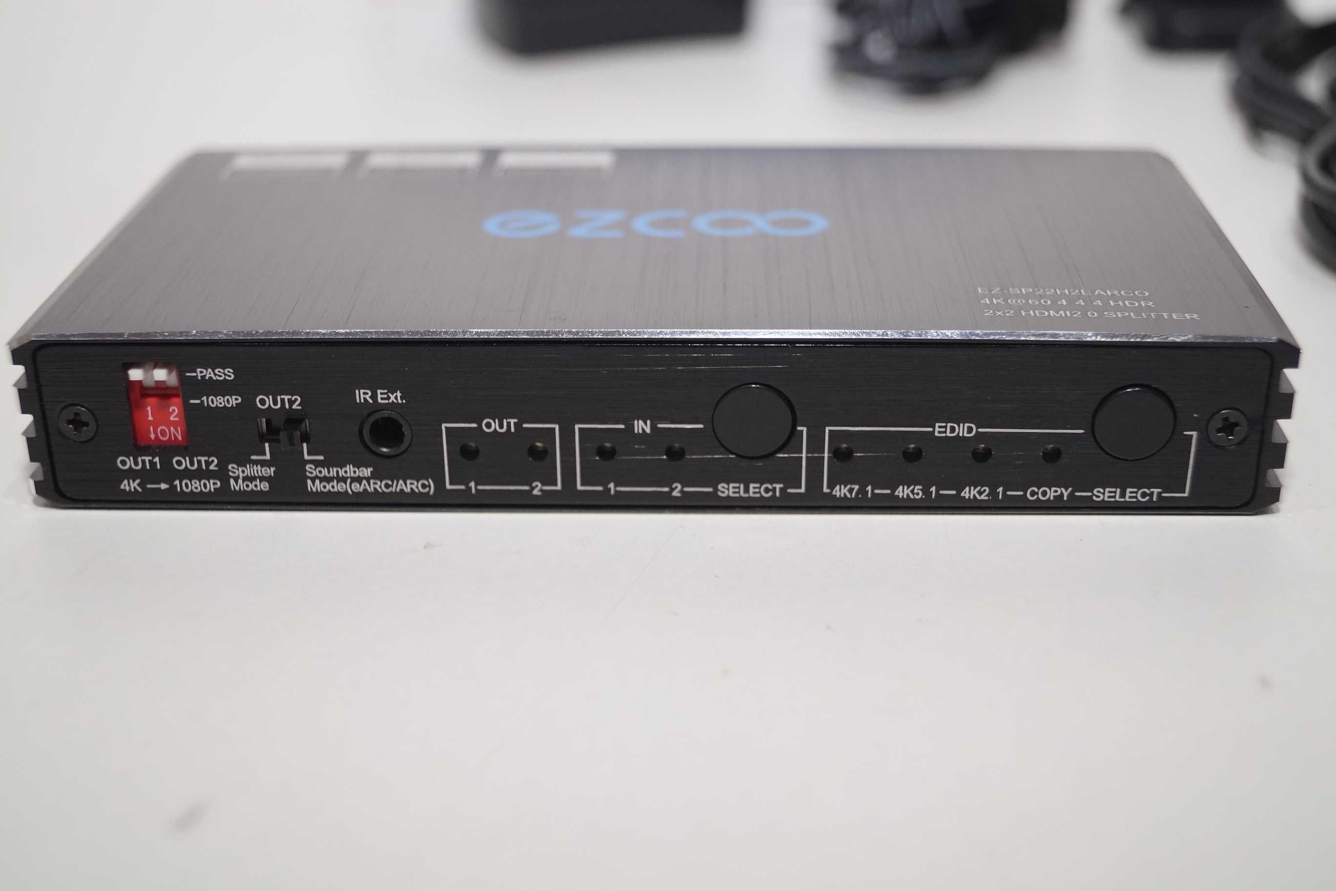 1305 EZCOO HDMI Matrix Extender Switch KVM 4K 2x2 hdmi EZ-SP22H2EARCO
