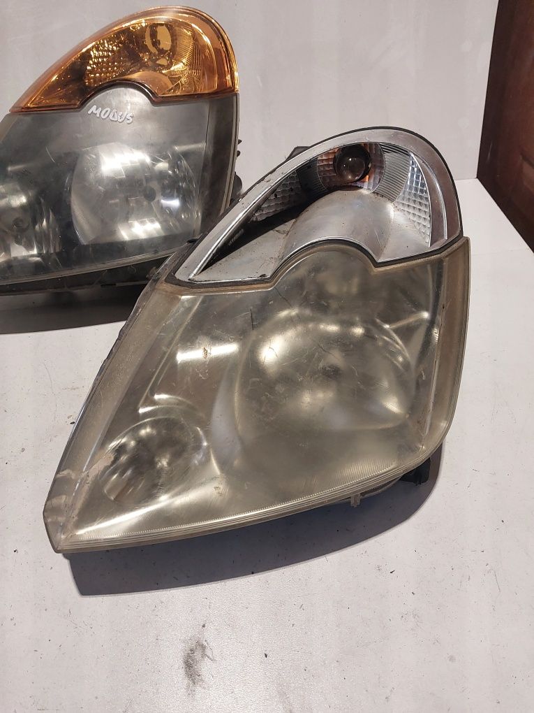 Renault modus lampa przednia przód reflektor prawa lewa prawy lewy