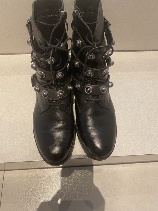 Botki ze skóry naturalnej