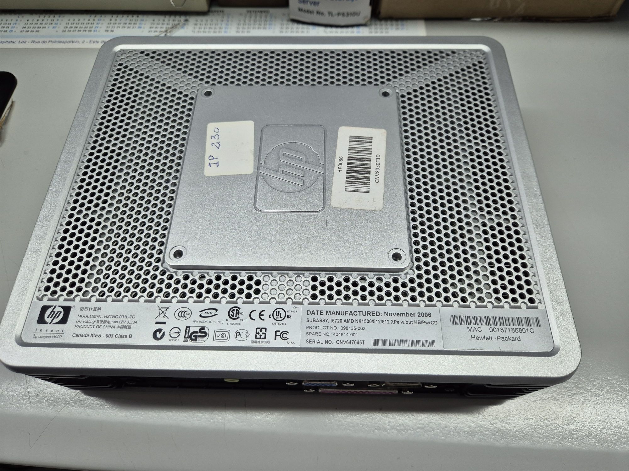 Terminal server hp T5720