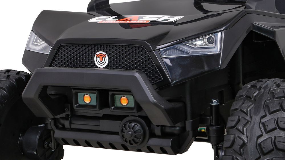 Buggy Clash 2-osobowe czarne auto elektryk dzieci - EkstraZabawki.pl