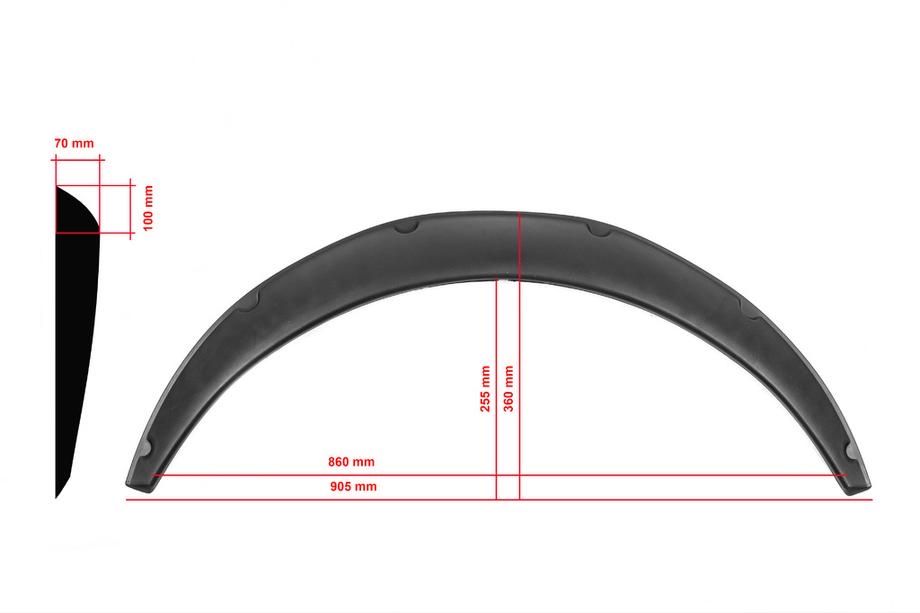 Універсальні накладки на арки, Бушвакери Розширювачі колісних арок