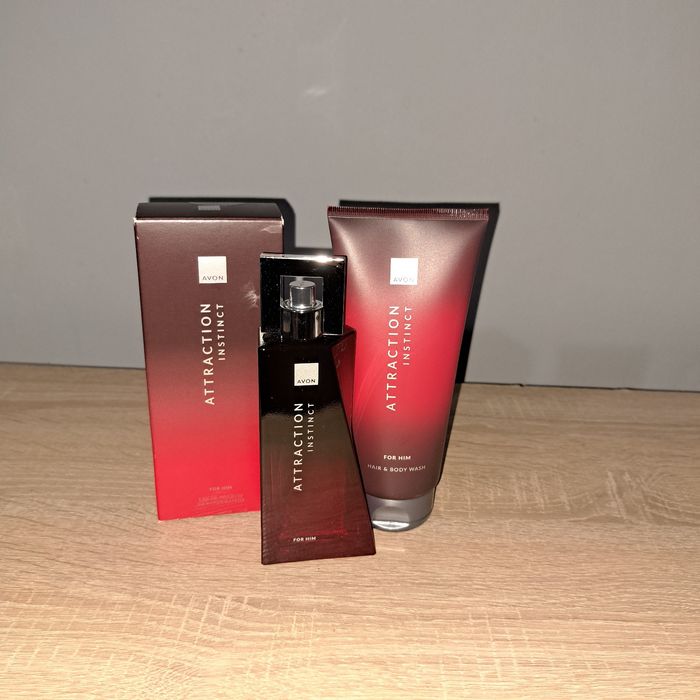 Zestaw Avon Attraction Instinct dla Niego

woda toaletowa 75ml 

żel d