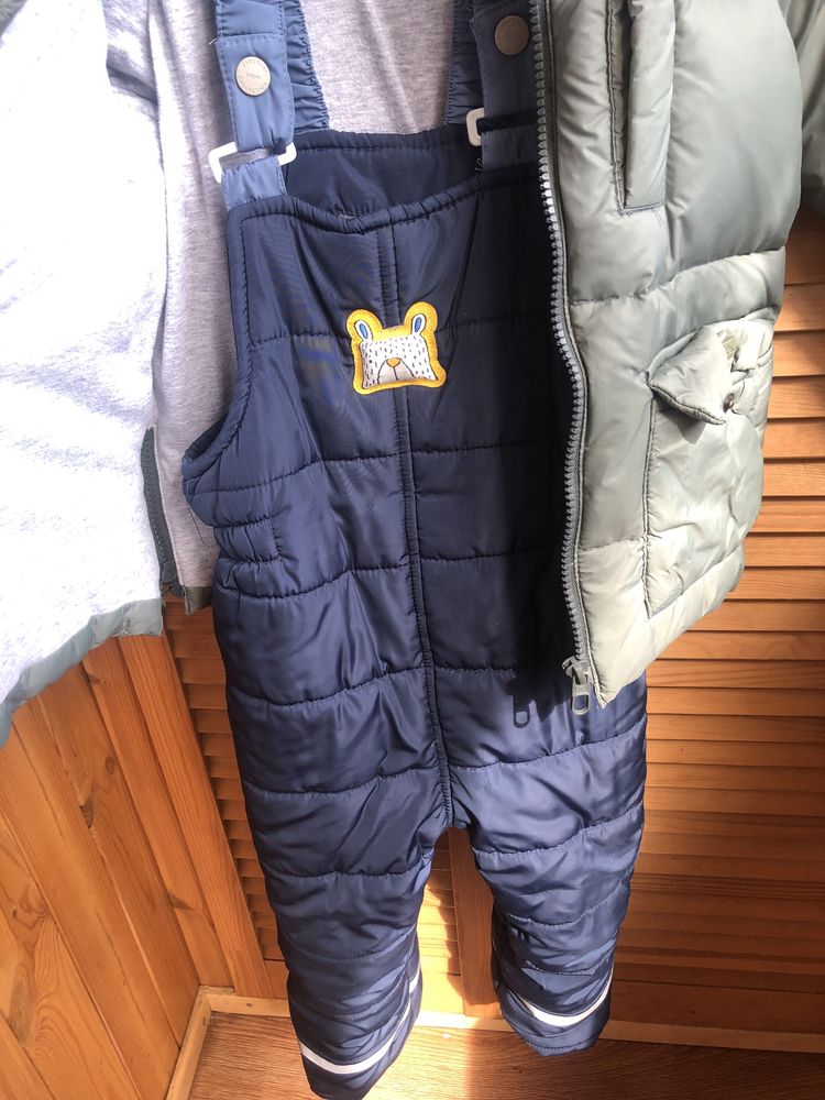 Зимний костюм комбинезон куртка Zara детская