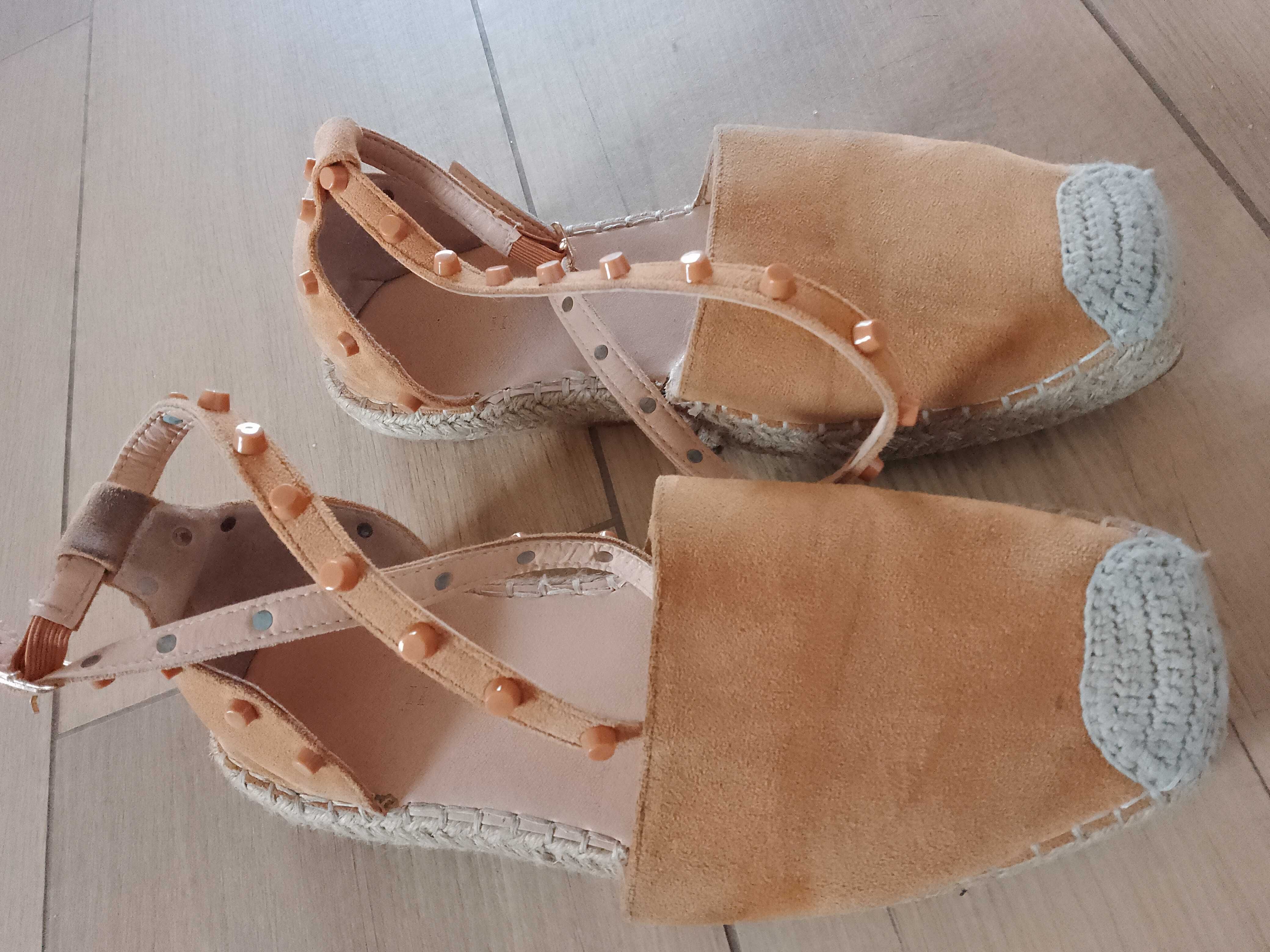 Espadryle damskie ekoskóra rozm.37