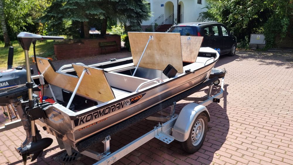 Łódka aluminiowa typu bassboat