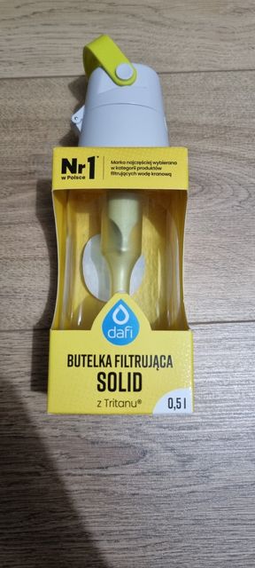Butelka filtrujaca Dafi Solid Nowa żółta