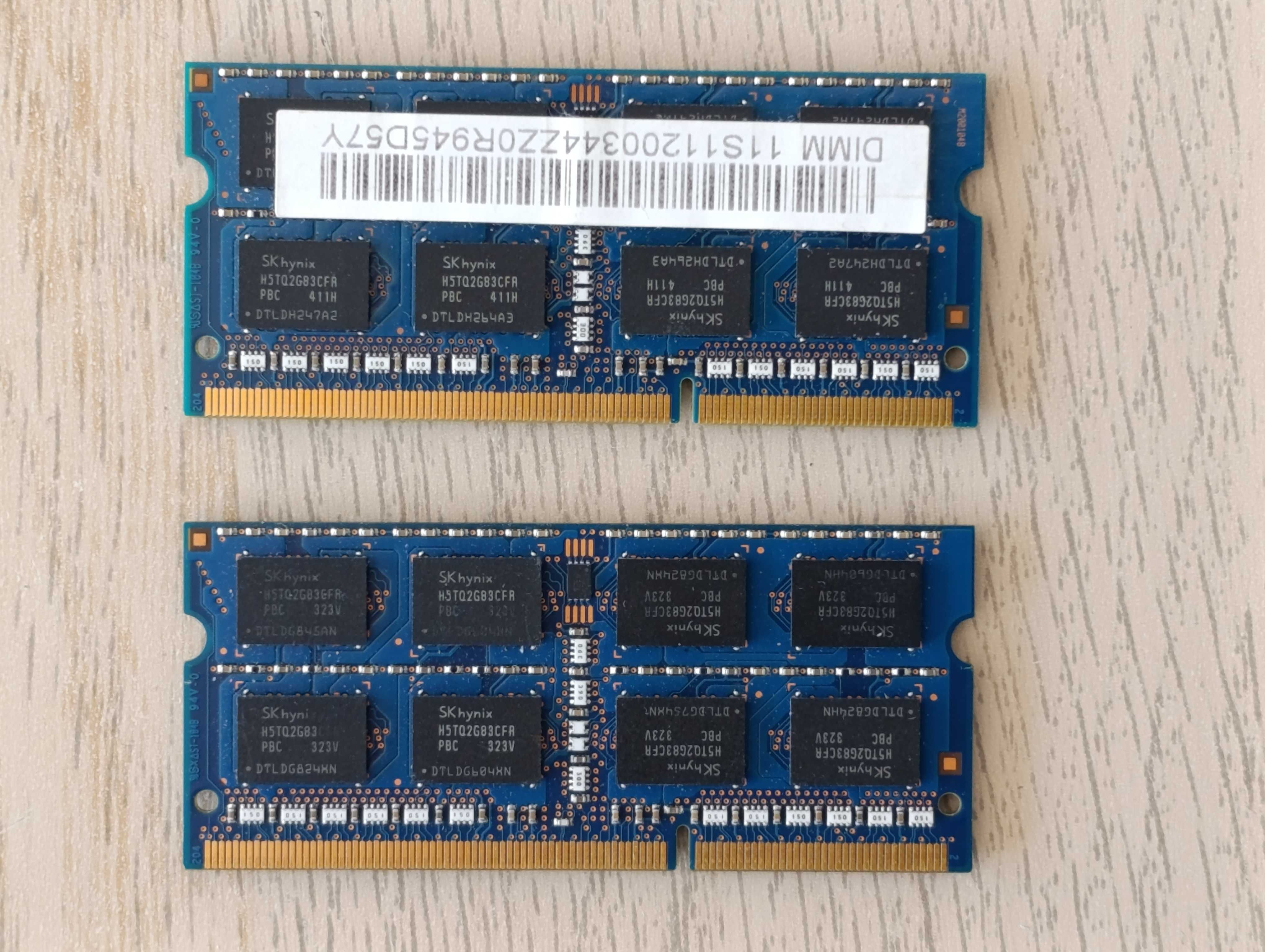2 szt. pamięci RAM DDR3 4GB HMT351S6CFR8C-PB [K24]