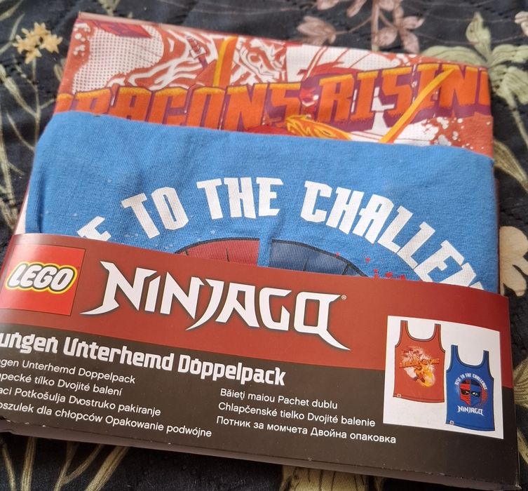 Lego Ninjago 2 pak podkoszulek 110/116