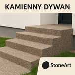 Schody i wejścia - Kamienny dywan na schody - elegancko i antypoślizg