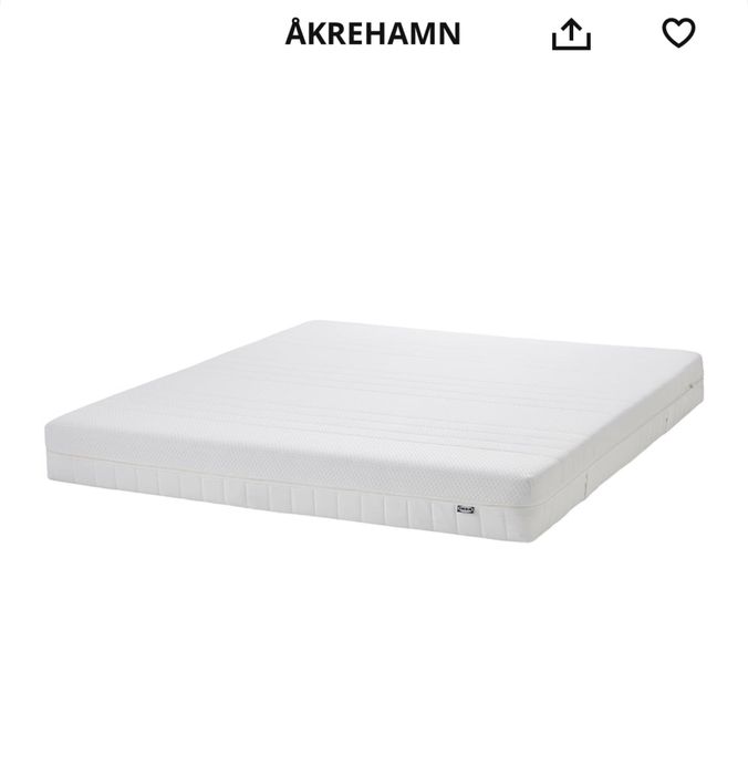 Materac 140x200 AKREHAMN ikea pianka