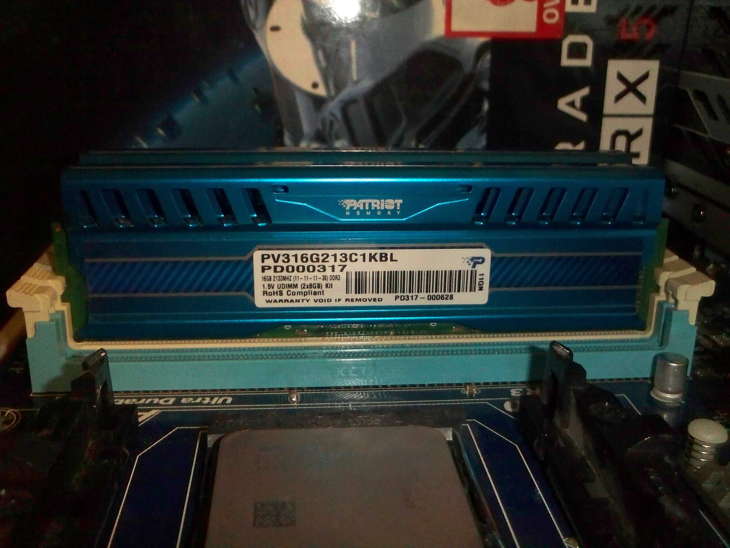 Samsung DDR3 16 Gb (2 по 8 Гб) 2133 MHz 11-11-11-30 Прокачай свій FPS!