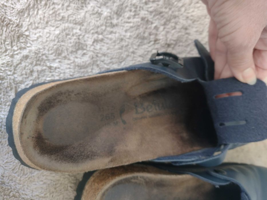 Ортопедические шлепанцы betula birkenstock 41 раз. стелька 26,5 см.