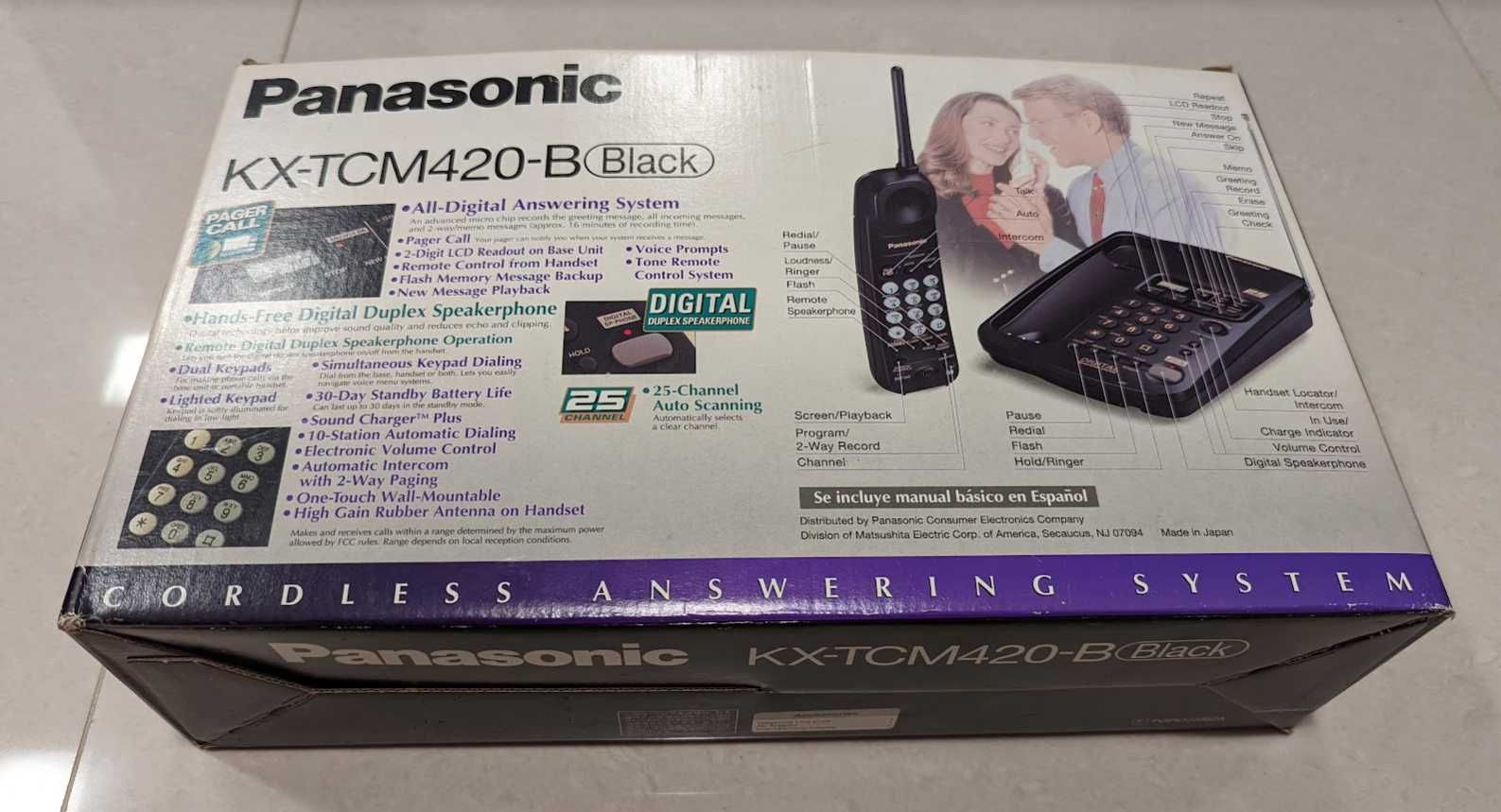 Telefon Panasonic KX-TCM420-B | stacjonarny | BDB- | W-wa