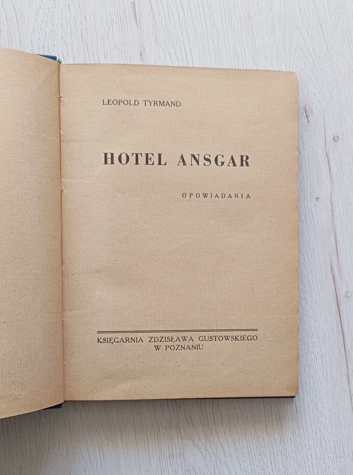 Hotel Ansgar Leopold Tyrmand
