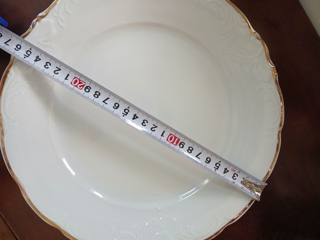 Wawel PRL Fryderyka patera talerz na ciasto złocona ok. 26 cm