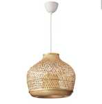 Lampa bambusowa Ikea Misterhult