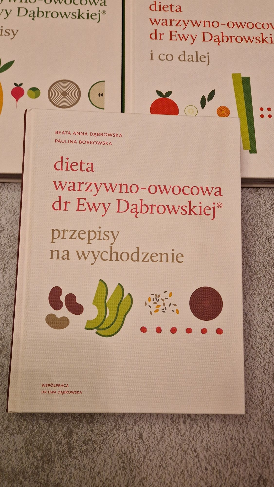 Pakiet 3 książek "Dieta warzywno-owocowa" dr Ewy Dąbrowskiej