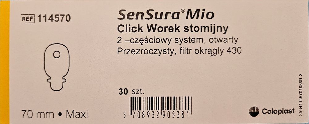 114570 Worek Dwuczęściowy SenSura Mio Click 70mm