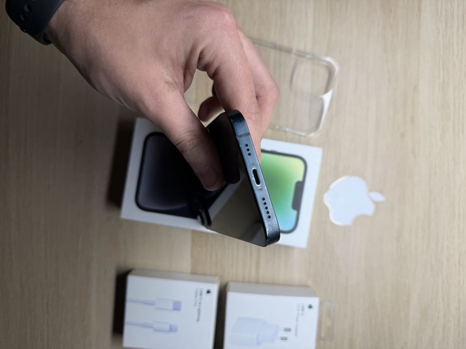 iPhone 14 128gb czarny bateria 100% komplet