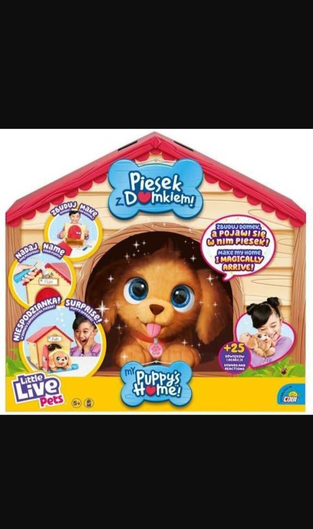 Cobi Little Live Pets Piesek z domkiem MO-26447