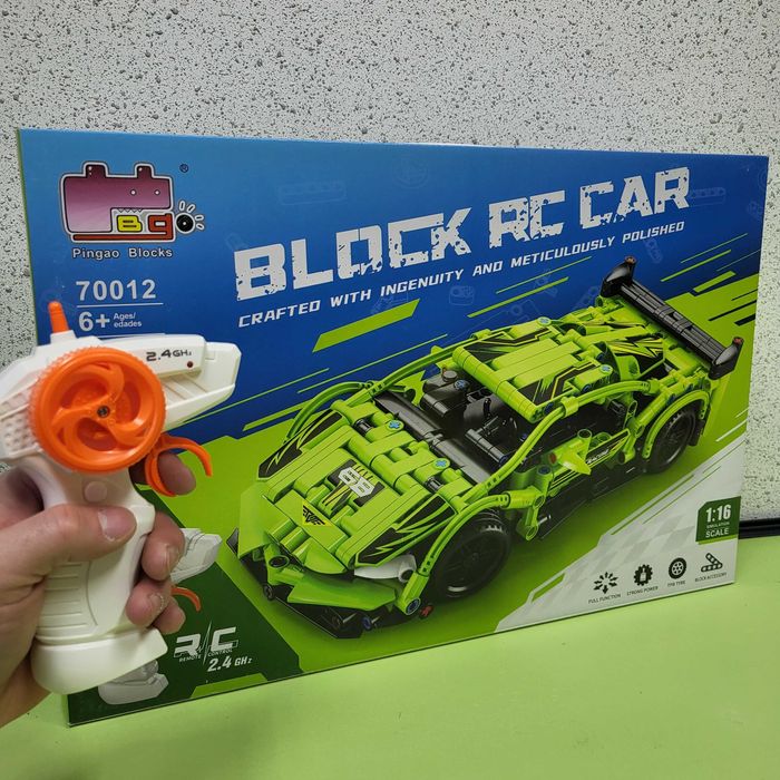 Конструктор Лего на радіокеруванні Ламборгіні машинка з пультом акум