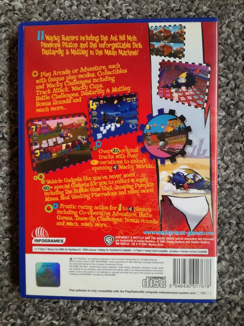 Wacky Races starring Dastardly & Muttley / PS2 / 3xA