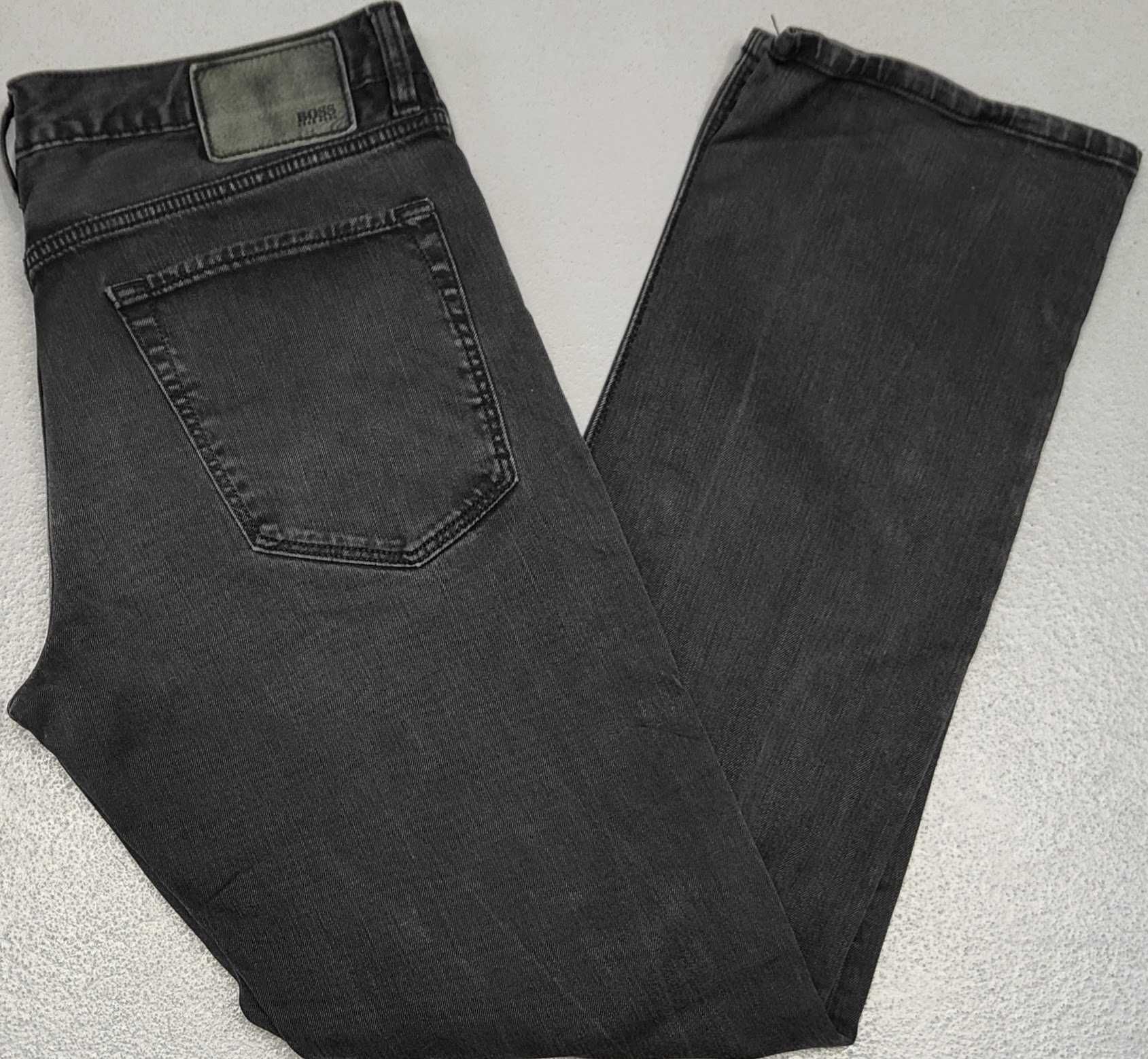 Wr) BOSS HUGO BOSS oryginalne męskie spodnie jeansowe Roz.36/34