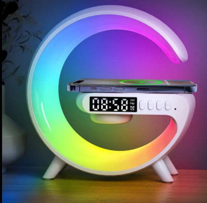 RGB нічник / колонка / бездротова зарядка / розумні часи