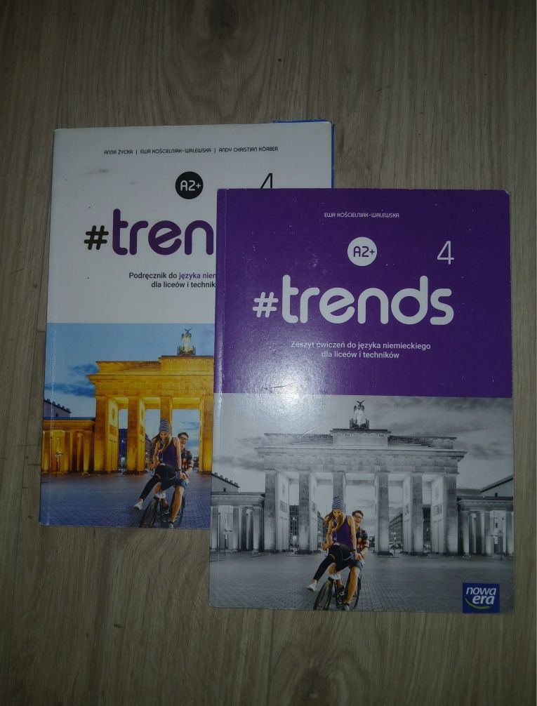 Książka i ćwiczenie trends 4 nowe