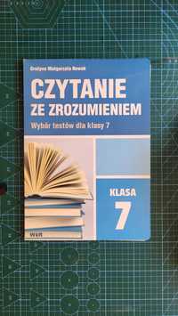 Czytanie ze zrozumnieniem - WYBÓR TESTÓW DLA KLASY 7.