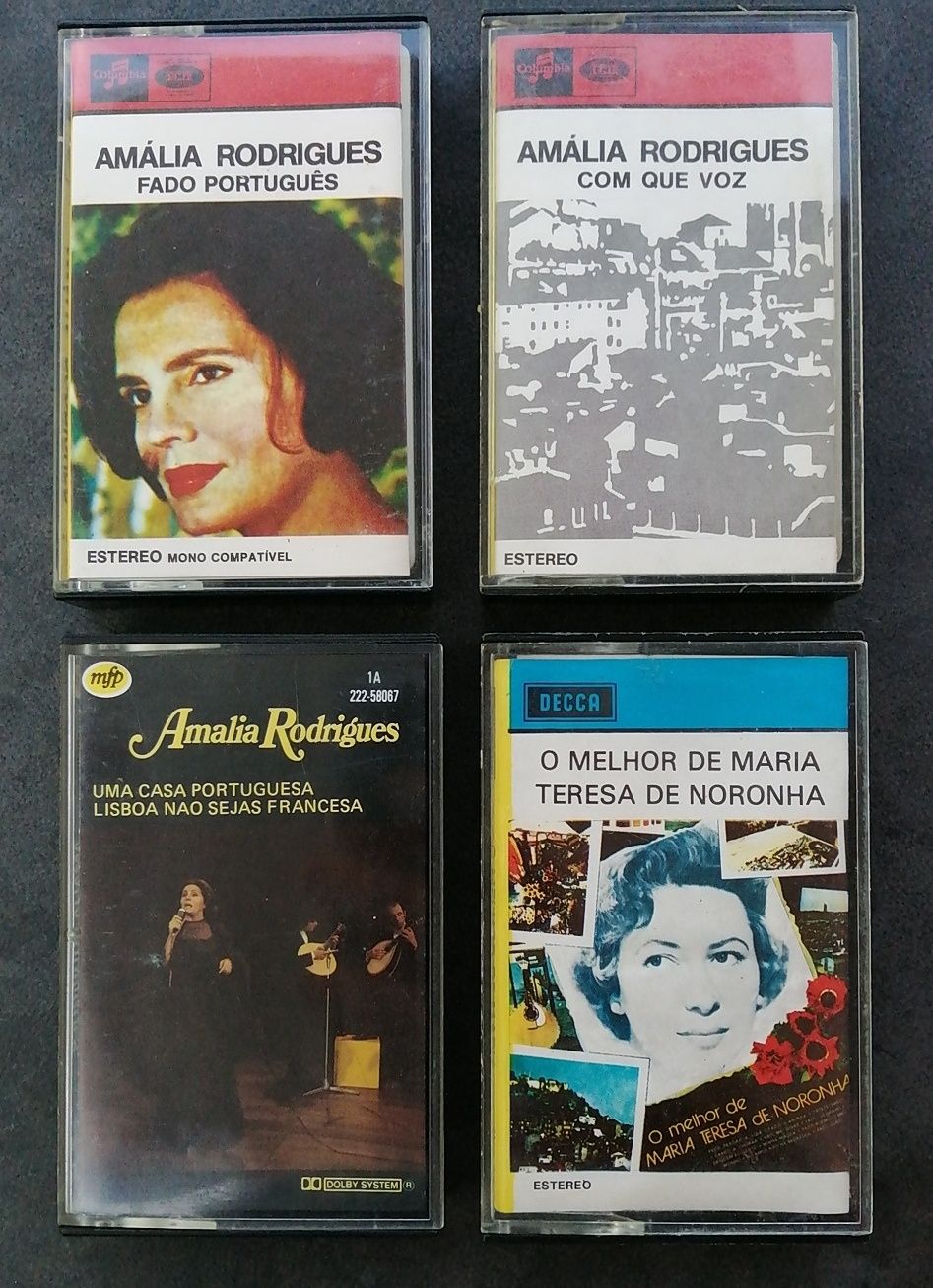 Cassetes Fado e música portuguesa