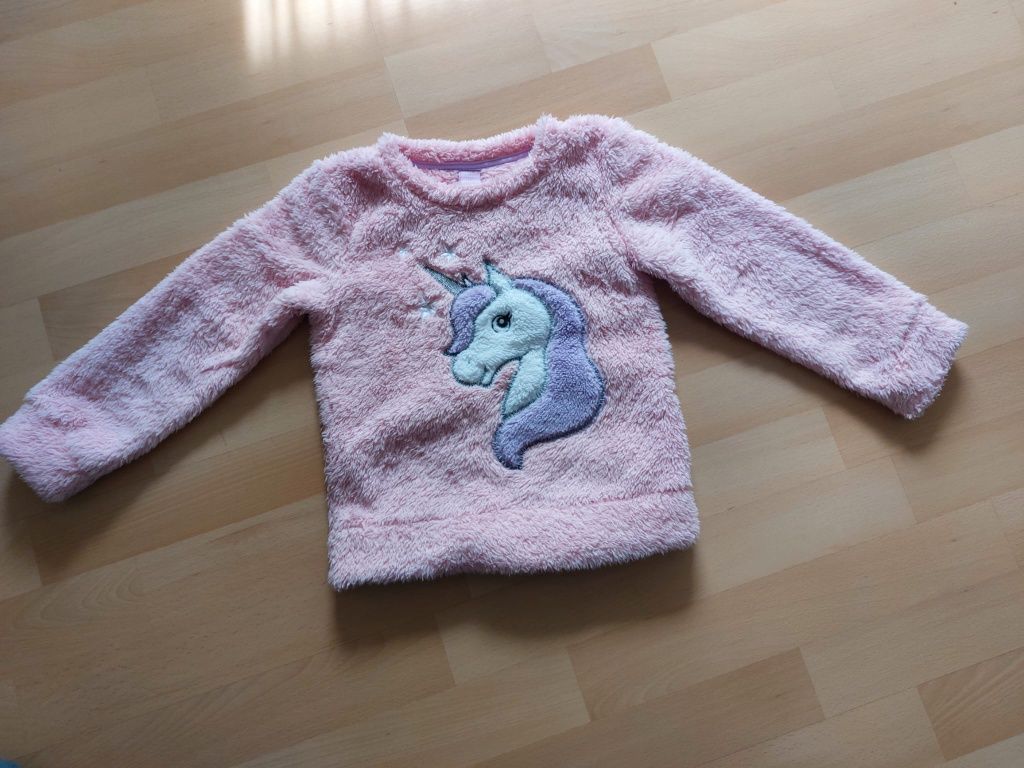 Bluza puchowa z jednorożcem 98/104