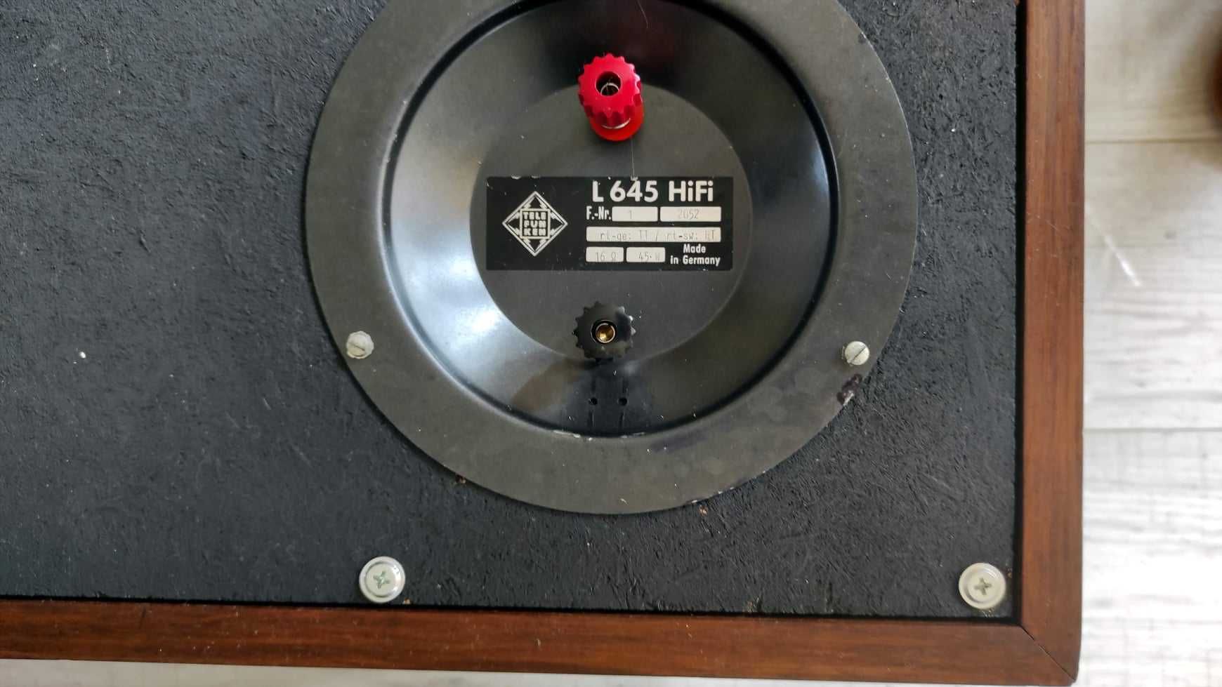 BIAŁY kruk- Telefunken  L 645 z 1966r -16 OHM