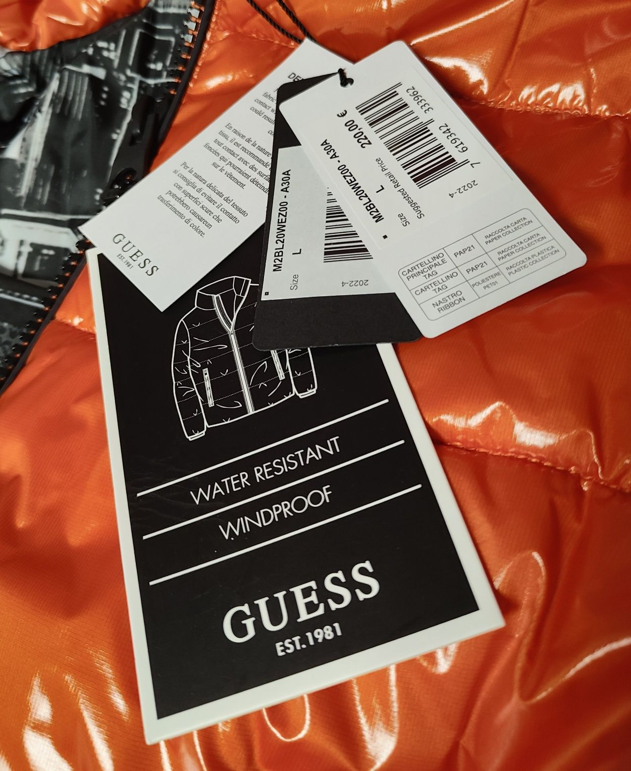 Kurtka Guess Liquid Puffa L M2BL20WEZ00-A30A