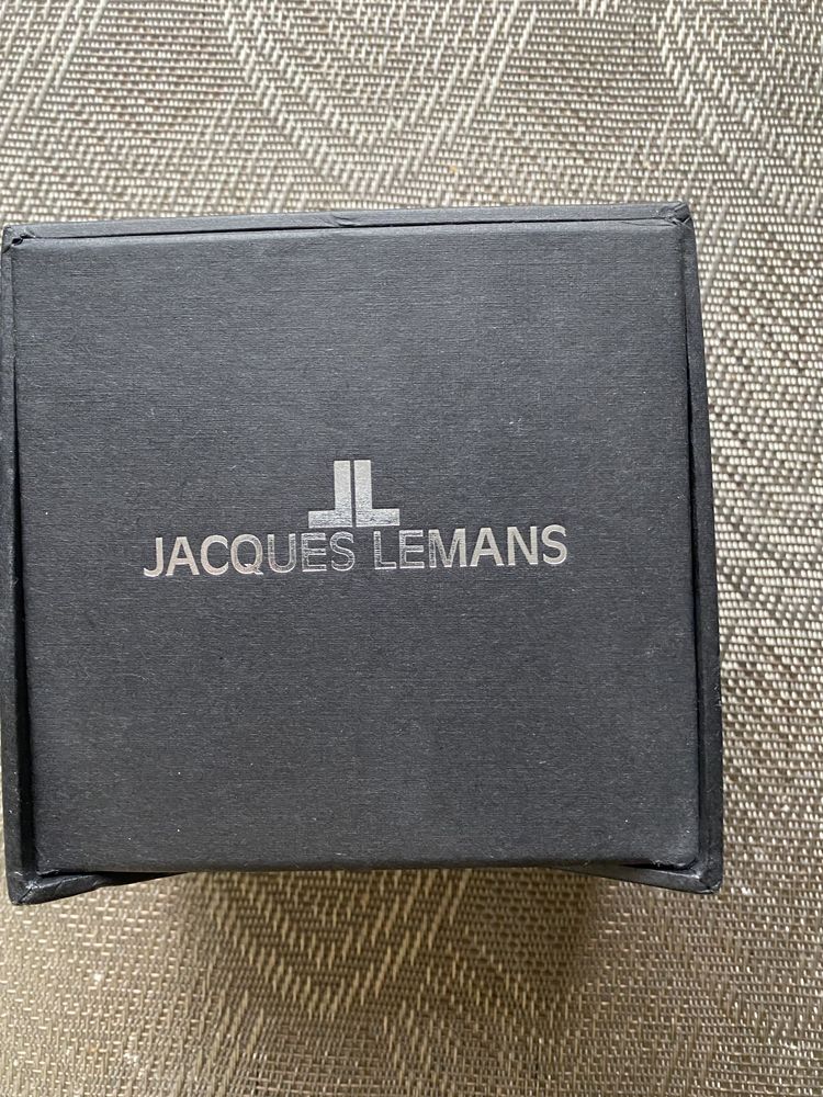 Zegarek czarny Jacques Lemans Cermaic