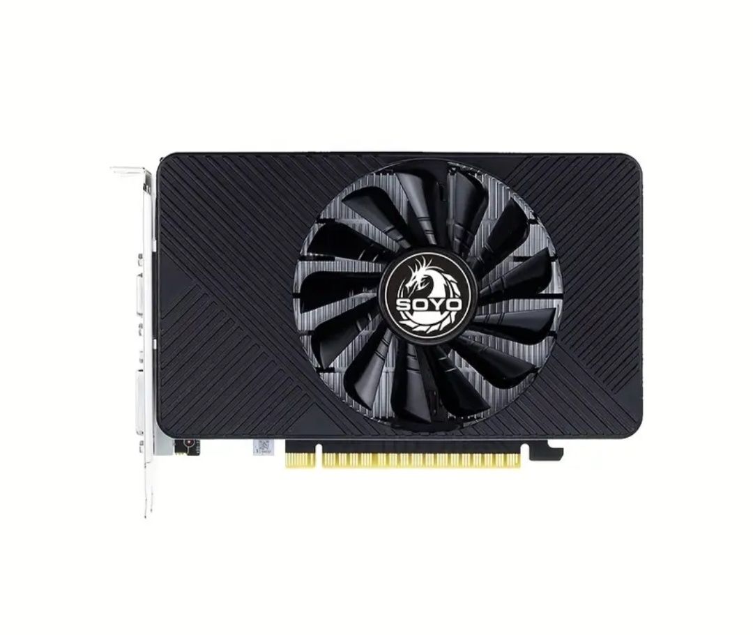 SOYO NVIDIA GeForce GTX750TI 4GB ігрова графічна карта, GDDR5, чорна,