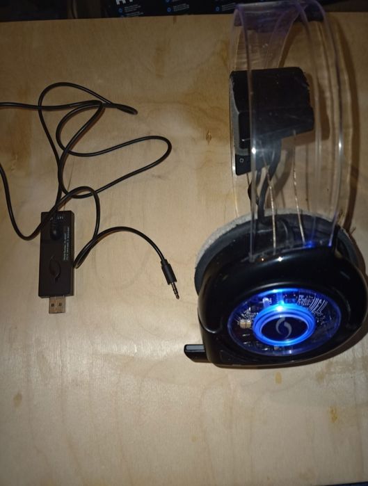Słuchawki bezprzewodowe Xbox 360 afterglow z odbiornikiem USB