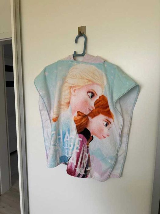 ręcznik kąpielowy z kapturem kraina lodu