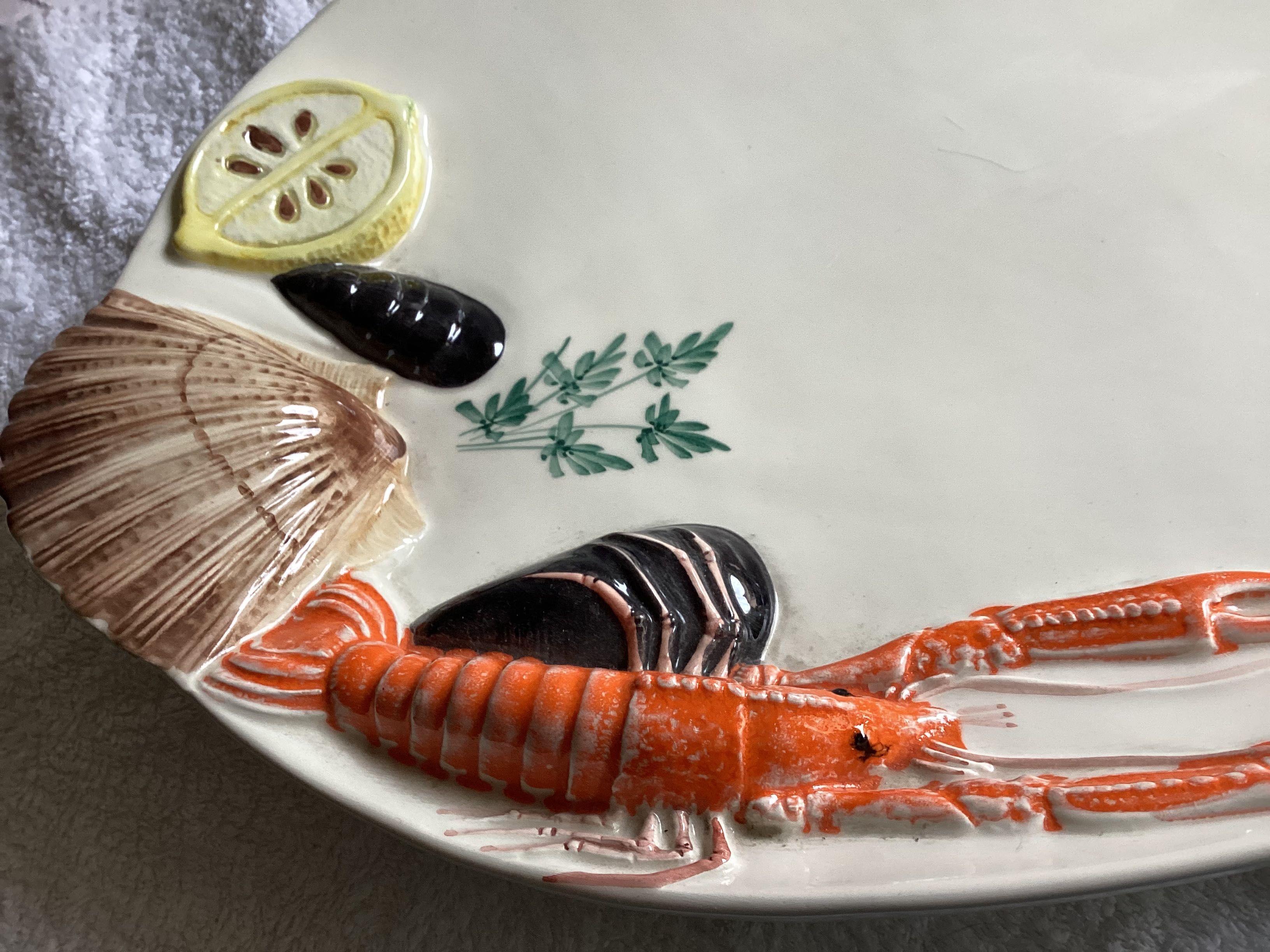 półmisek „ owoce morza” ceramika włoska