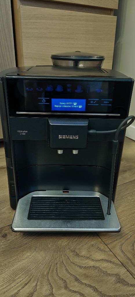Ekspres Siemens EQ 6 Plus S100 TE651319RW - stan bardzo dobry, zadbany