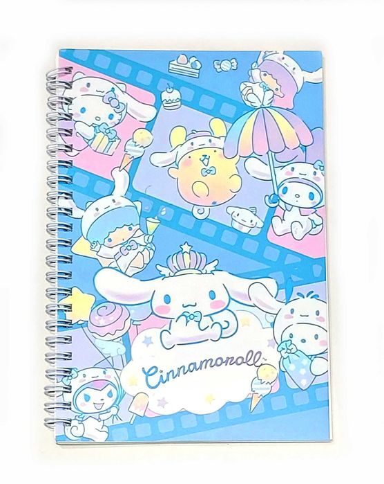 Kuromi Cinnamoroll My Melody Pompompurin zeszyt notatnik pamiętnik A5