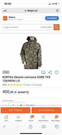 Gore Tex kurtka wojskowa oryginał