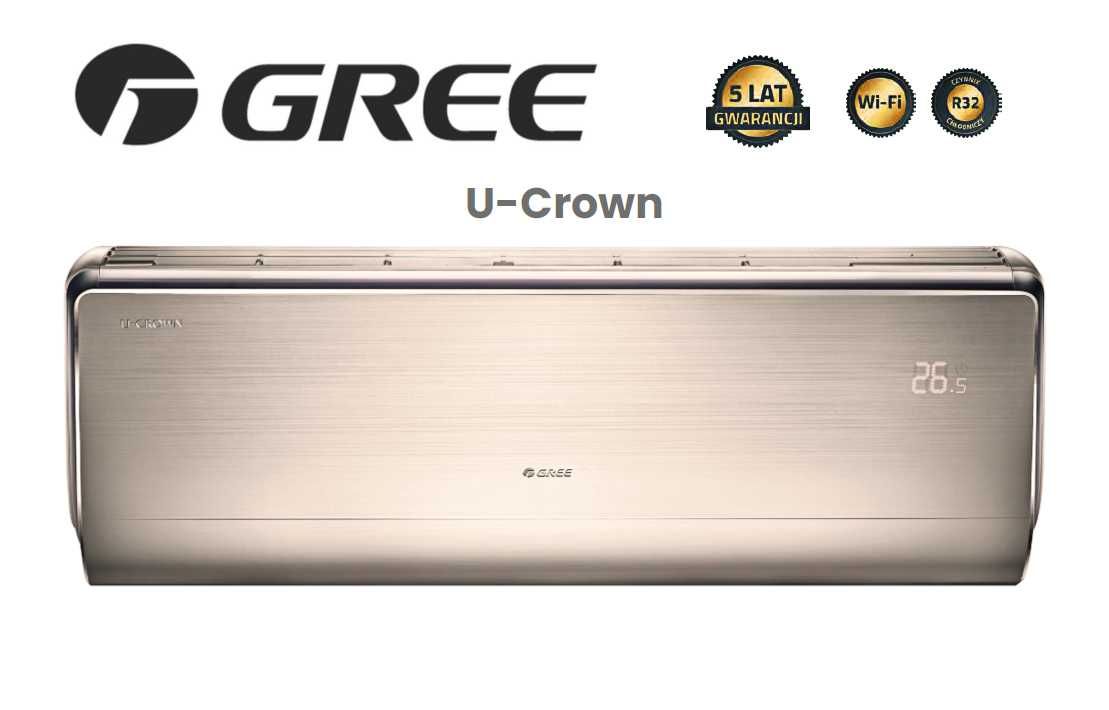 Klimatyzacja z montażem Gree U-Crown 2 kolory GWH12UB  3,5 kW do 60m2