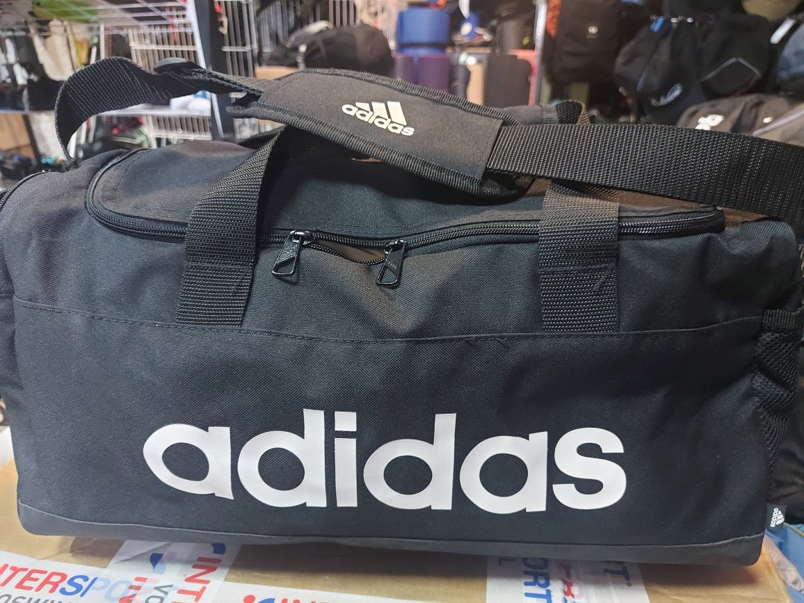 Сумка Adidas Linear Duffel S GN2034 Black/White (4064044720061)