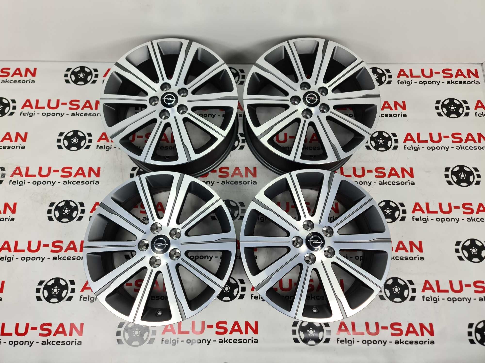 NOWE oryginalne alufelgi OPEL 17'' 5x108 Grandland Astra L-Grafit Mat